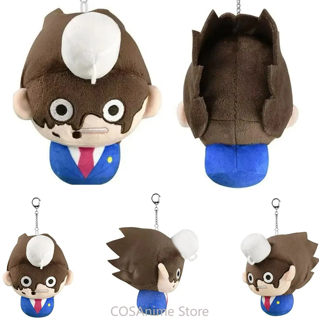 

10CM Anime Phoenix Wright Ace Attorney Apollo Justice Miles Edgeworth Figure Plushie Pendant Backpack Bag Keychain Car Pendant