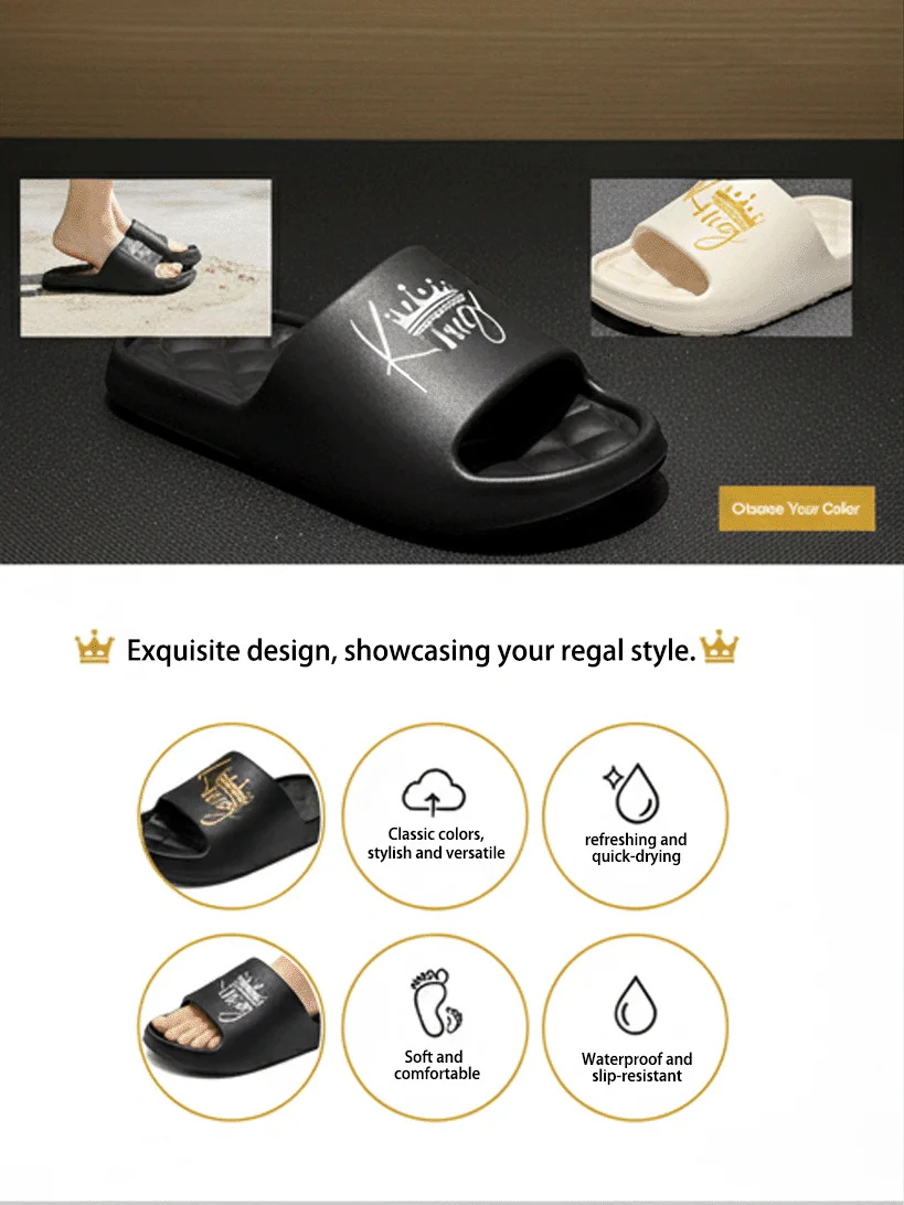 Neue Lässige Innovative Design Herrenschuhe Eva Weiche Sohle Leichte Hausschuhe Hochwertige Exklusive Marken-Hausschuhe – Detail 5