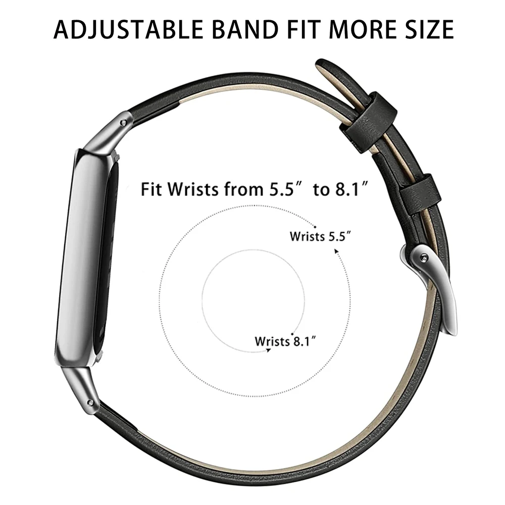 High Quality Genuine Leather Strap for Fitbit Luxe Belt Smart Watch Band Replacement for Fitbit Luxe Wristband Loop Hot New