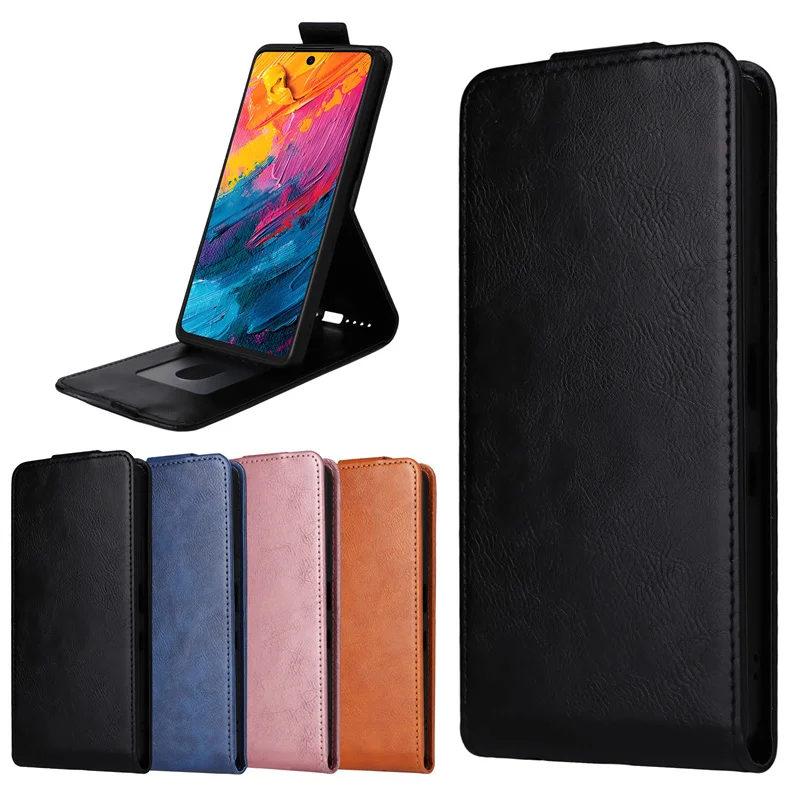 Para tcl 50 pro nxpaper 5g flip vertical caso retro pele-amigável capa completa titular do cartão para tcl 50 nxtpaper 60xe 5g sacos de telefone