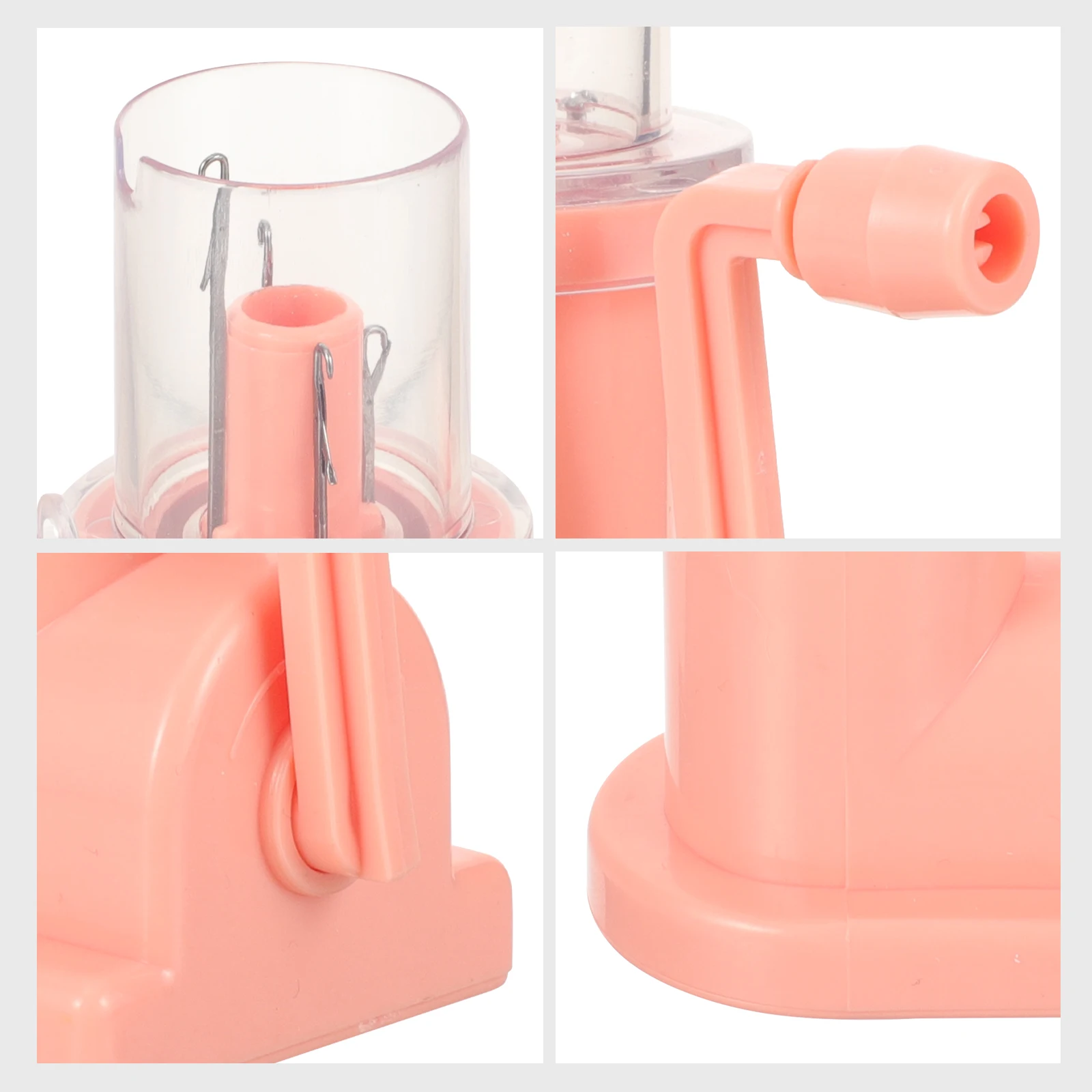 

Miniature Hand Knitting Machine Plastic Compact Winding Tool Weaving Accessories Spool Knitter Bracelet Maker Rotating Mill DIY