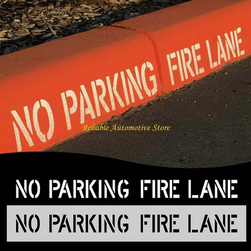M68B Effective Lane No Parking Template Deter Unauthorized Parking Improve Flows with Clear Professional Signage
