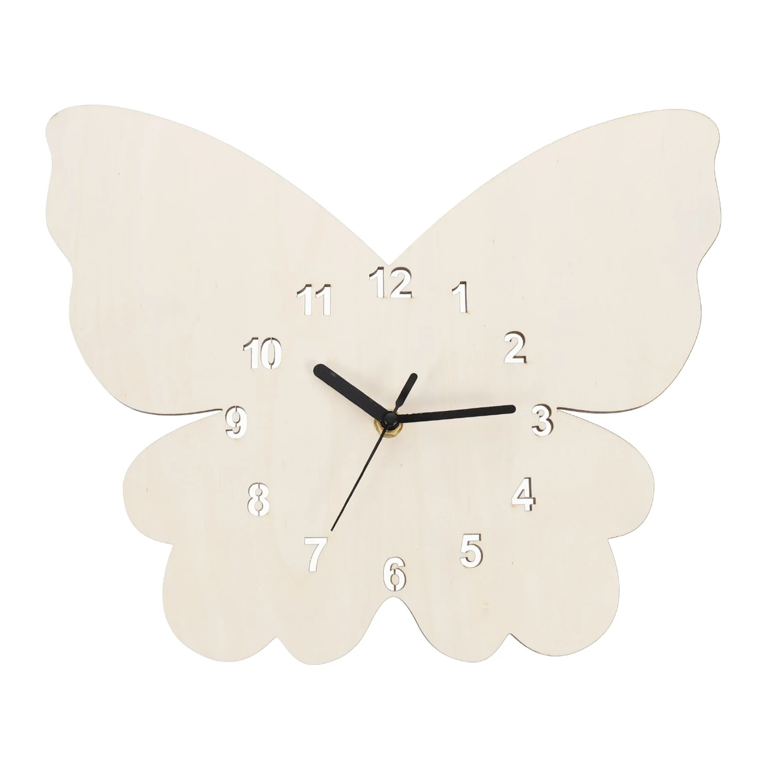 

Basswood Animals Shape Silent Wall Clock Creative Decorative Hanging Clock for Living Room Bedroom Kitchen Decoration