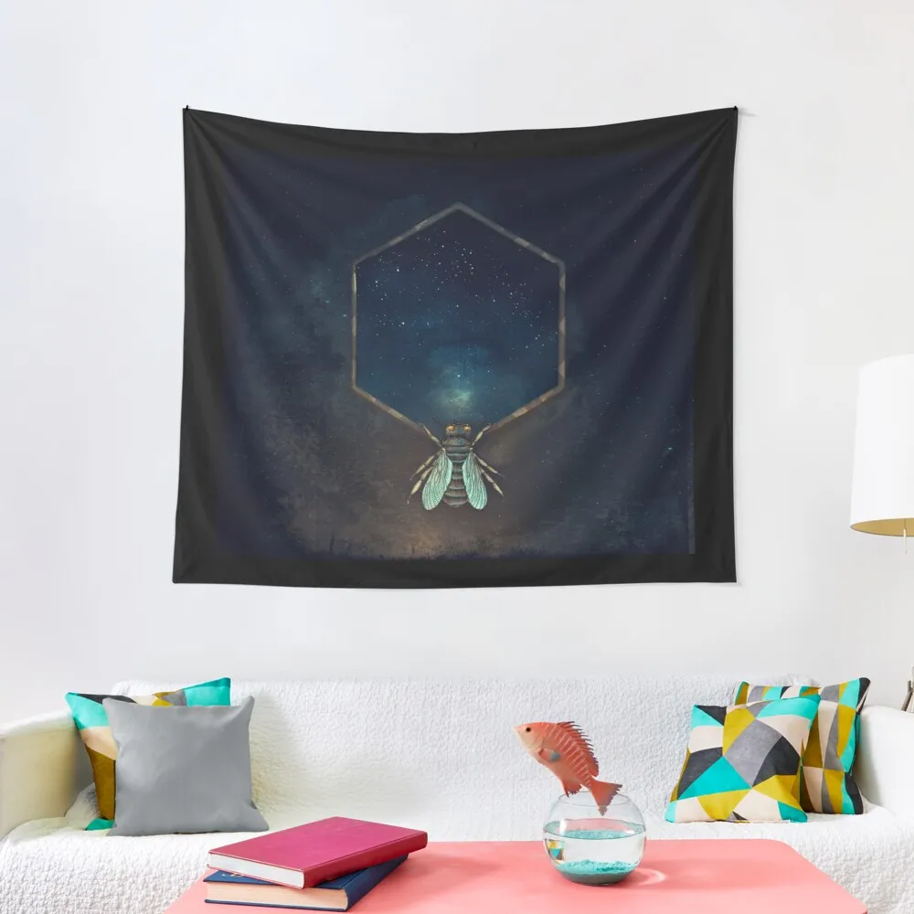 

Bee Universe Tapestry Home Decoration