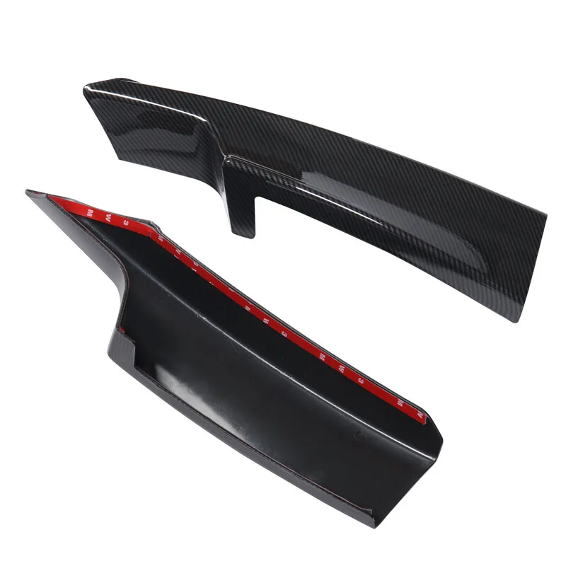 Frontsplitter Lippen-Eckstoßstangenverkleidung für BMW F30 328i 335i 340i M Sport 2012-2018 Carbon-Optik Bodykit Lufteinlass ABS