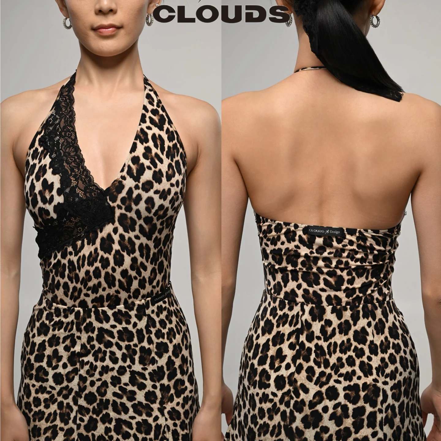 

Latin Dance Clothes Women Halter Neck V Neck Lace Tops Adult Latin Practice Clothing Rumba Samba Dance Onesie Show Wear DNV23376