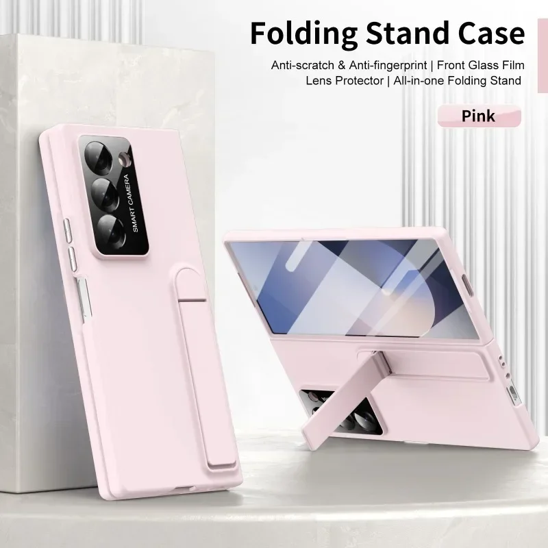 Custodie per Samsung Z Fold6/5/4/3 Custodia per telefono Materiale PC Shell Membrana Scaffold Custodia per lenti Z Fold6 5 4 3 Copertura per telefono all-inclusive