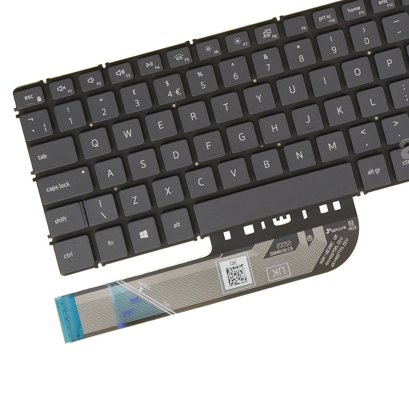 Backlit Laptop Keyboard for Dell Inspiron 5408 5409 5490 5493 5494 5498 7300 7391 7400 7490 Arabic UK LA Latin Spanish Italian