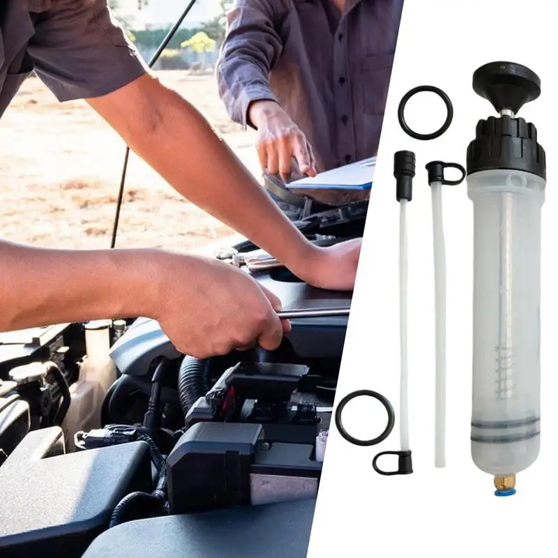 Auto Motorolie Extractor 500cc Stuurolie Zuigvloeistof Extractor Auto Handmatige Extractie Vullen Zuigspuit Voor