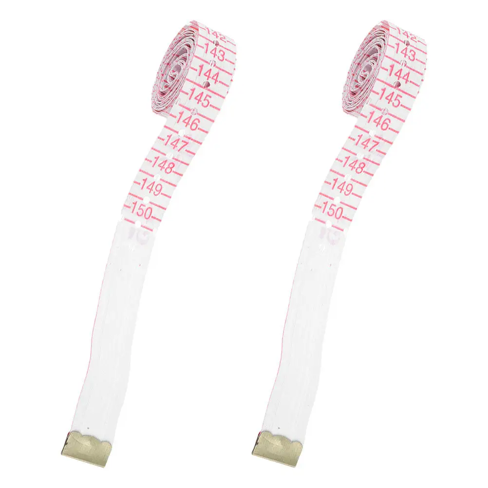 

2Pcs Soft Flexible Braille Measuring Tape 150Cm for Impaired Tactile Ruler Accessory Precision Sewing Tailor Fabric