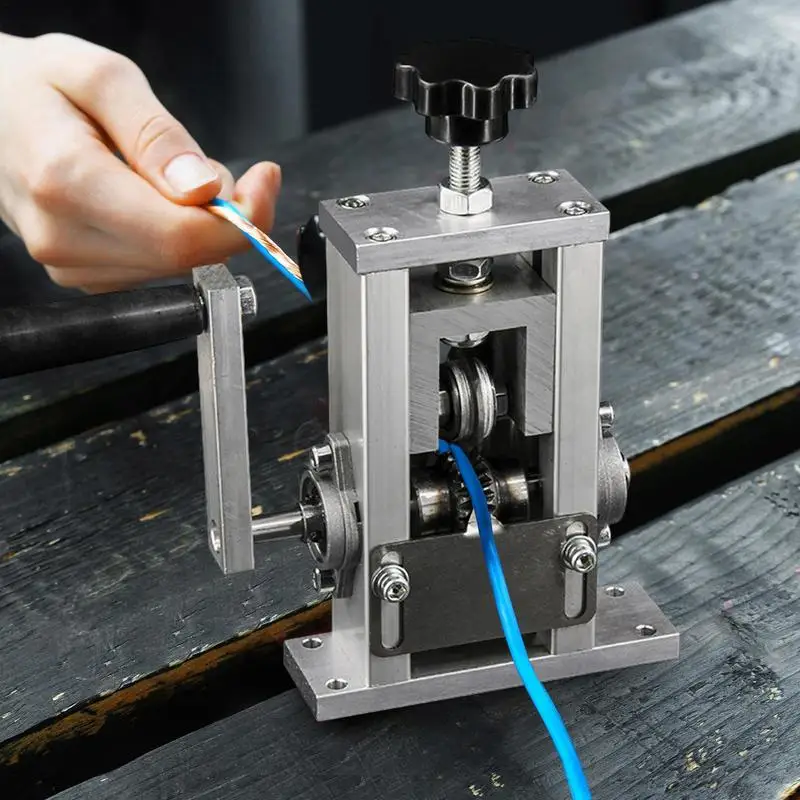 Manual Wire Stripping Machine Scrap Copper Cable Peeling Cutter Tool For 1-20mm Cables Can Connect Hand Drill Driven Supplies