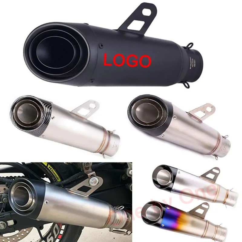 Universal Motorcycle Exhaust SC Muffler Pipe Escape Moto DB Killer GP-Project For Honda R6 R15 R1 R3 MT07 Tmax155 XMAX GSX250