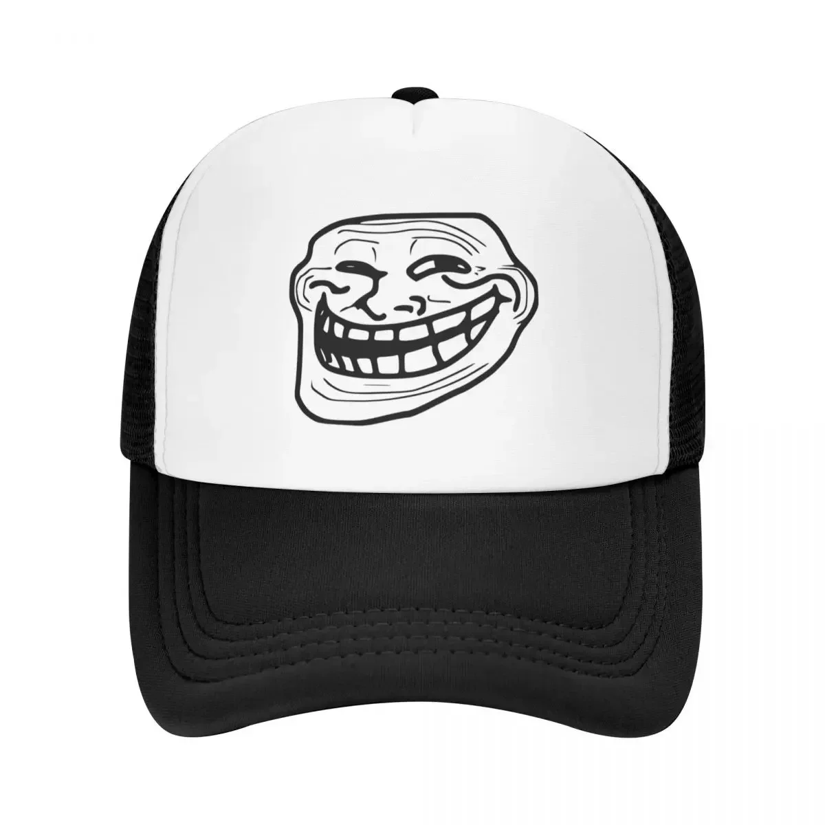 Trollface Baseball Cap black tea Hat Sun Hat For Children Anime Men Women's