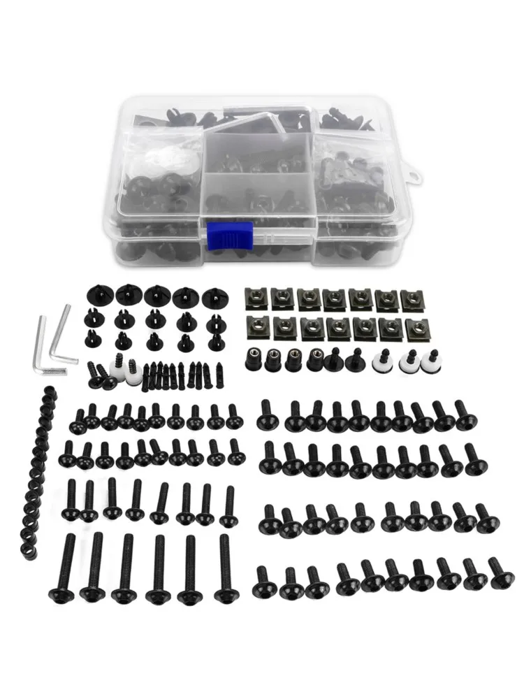 Wkręty sprężynowe do motocykla wkręty nakrętki zestaw zacisków mocujących do Kawasaki Vulcan VN500 VN650 VN800 VN900 VN1500 VN1600 VN1700 — zdjęcie 2