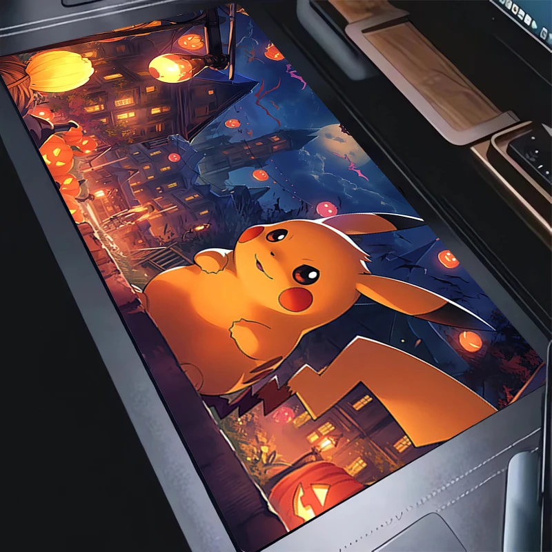 

Коврик для мыши Pokemon Pikachu 90x40 см, аниме-клавиатура для геймеров, компьютерный коврик для мыши с HD-печатью, игровые аксессуары, коврик для планшета, клавиатура Varmilo, коврик для мыши