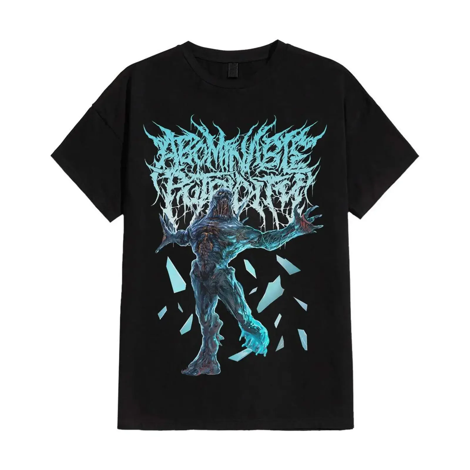 Abominable Putridity The Anomalies Of Artificial Origin T Shirt Heavy Death Metal Band Casual  vintage Washed Stretched Soft