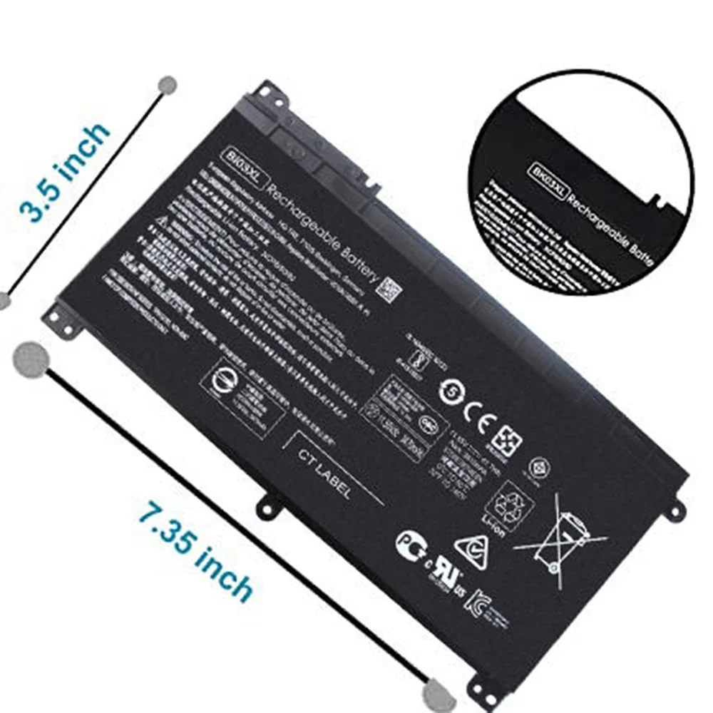 BK03XL 11.55V 41.7Wh Original Laptop Battery for HP Pavilion x360 14 14m HSTNN-LB7S HSTNN-UB7G