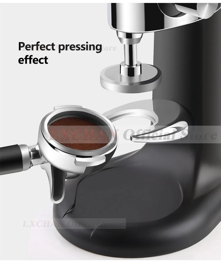 LXCHAN Coffee Tamper Manual Flat Tamper Espresso Quantitative Labor Saving Coffee Tool Tamper 57.5mm/58mm with 2 Sizes