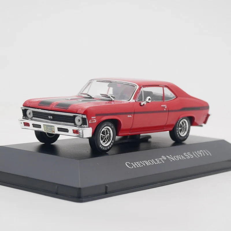 

IXO 1:43 Scale Diecast Alloy CHEVROLET NOVA SS 1971 Toys Cars Model Classics Nostalgia Adult Gifts Souvenir Static Display