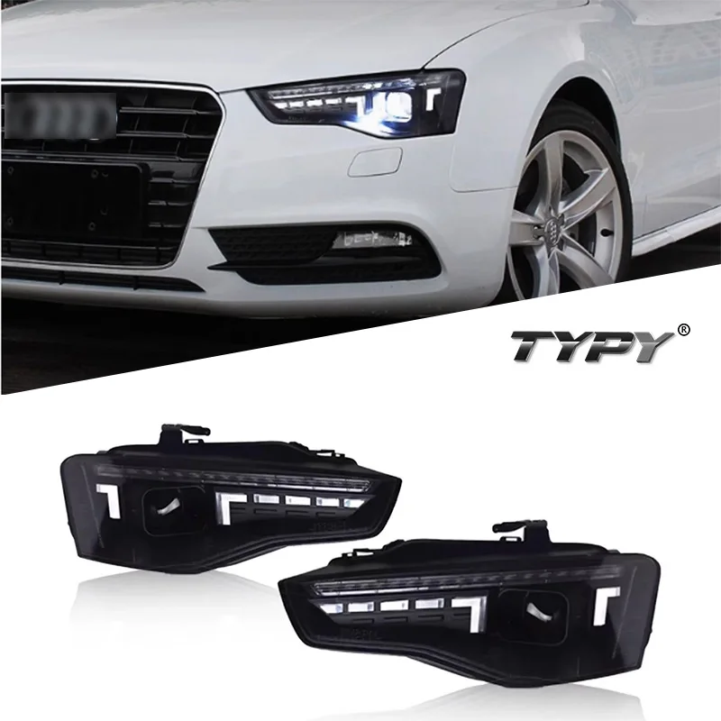 

TYPY Car Headlights For Audi A5 LED Car Lamps Daytime Running Lights Dynamic Turn Signals Car Accessories 2013-2016