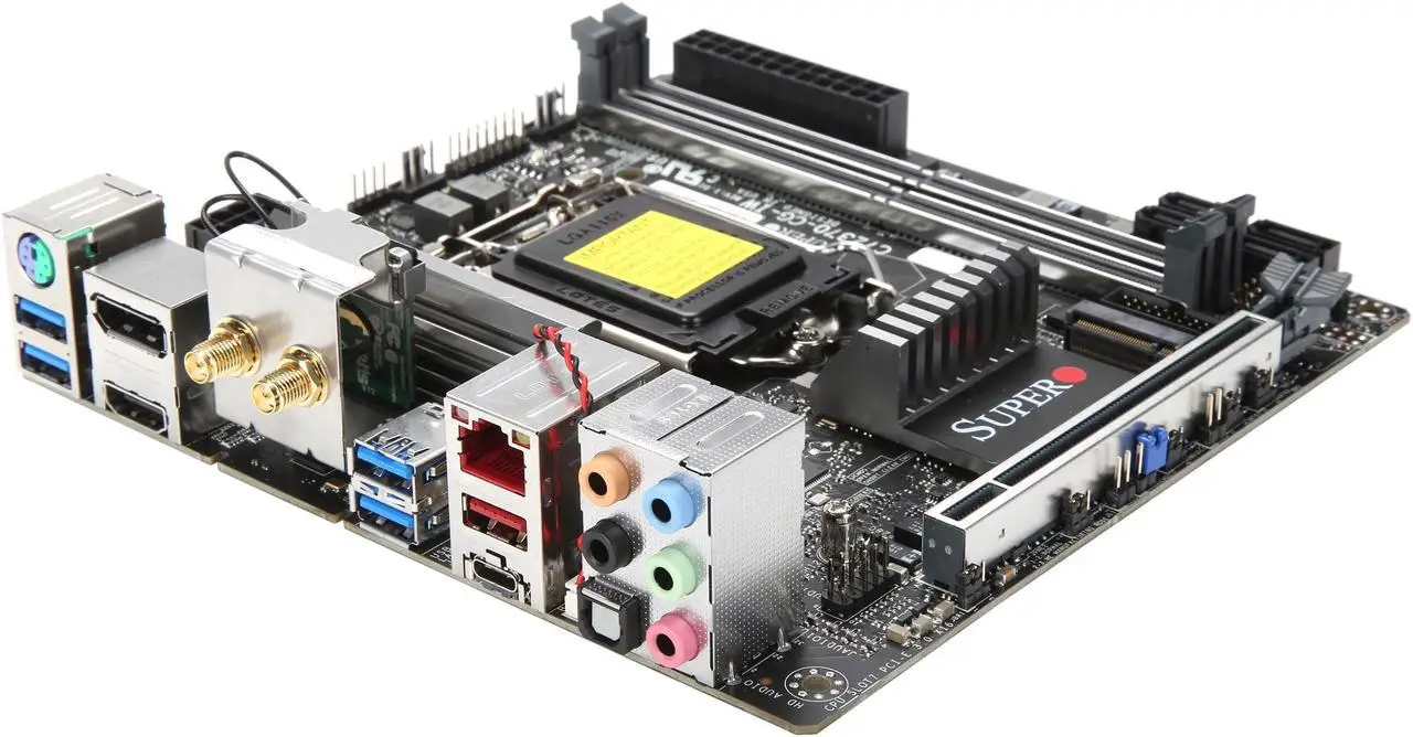 SUPERMICRO MBD-C7Z370-CG-IW-O Intel Z370 Mini ITX Motherboard LGA