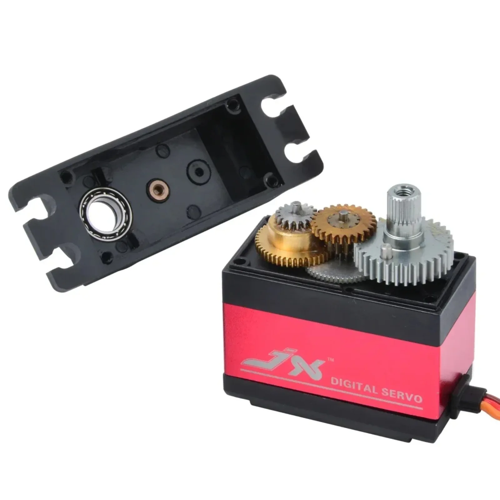 

JX PDI-6208MG 8.2kg High-Speed Digital Servo 0.07s Metal Gear for 1/10 RC Drift Car/Buggy/Crawler