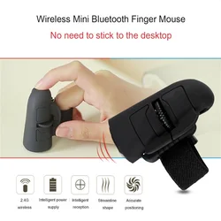 2,4g drahtlose Maus kreative drahtlose Finger faule Maus Computer Handy Flach ring Mini Bluetooth-Maus