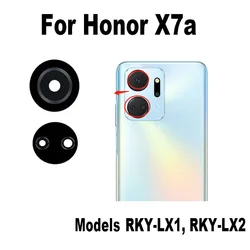 1PCS For Huawei Honor X7a Back Camera Glass Rear Lens Cover with Ahesive Sticker Replacement