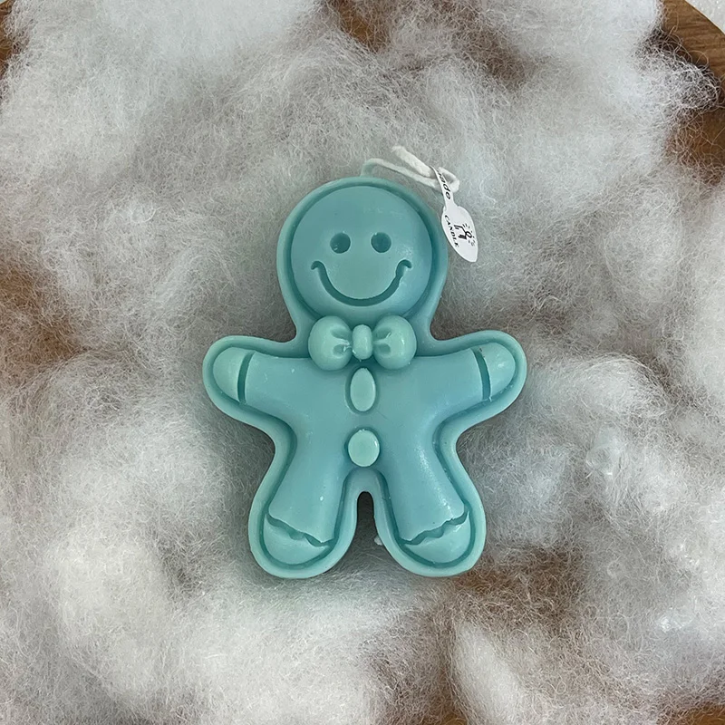 1 шт. Рождественская пряничная ароматическая свеча, свеча для ароматерапии из соевого воска для праздничного декора, праздничный аромат дома, милый подарок