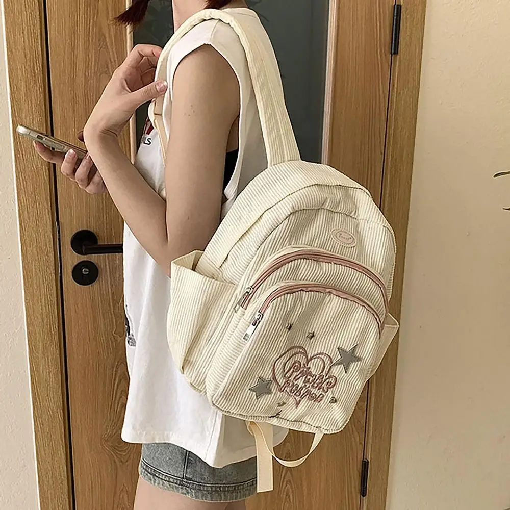 حقيبة مدرسية لطيفة ذات سعة كبيرة، وسادة ظهر قابلة للتنفس، حقيبة ظهر متينة، سروال قصير بحزام قابل للتعديل، حقيبة كتف