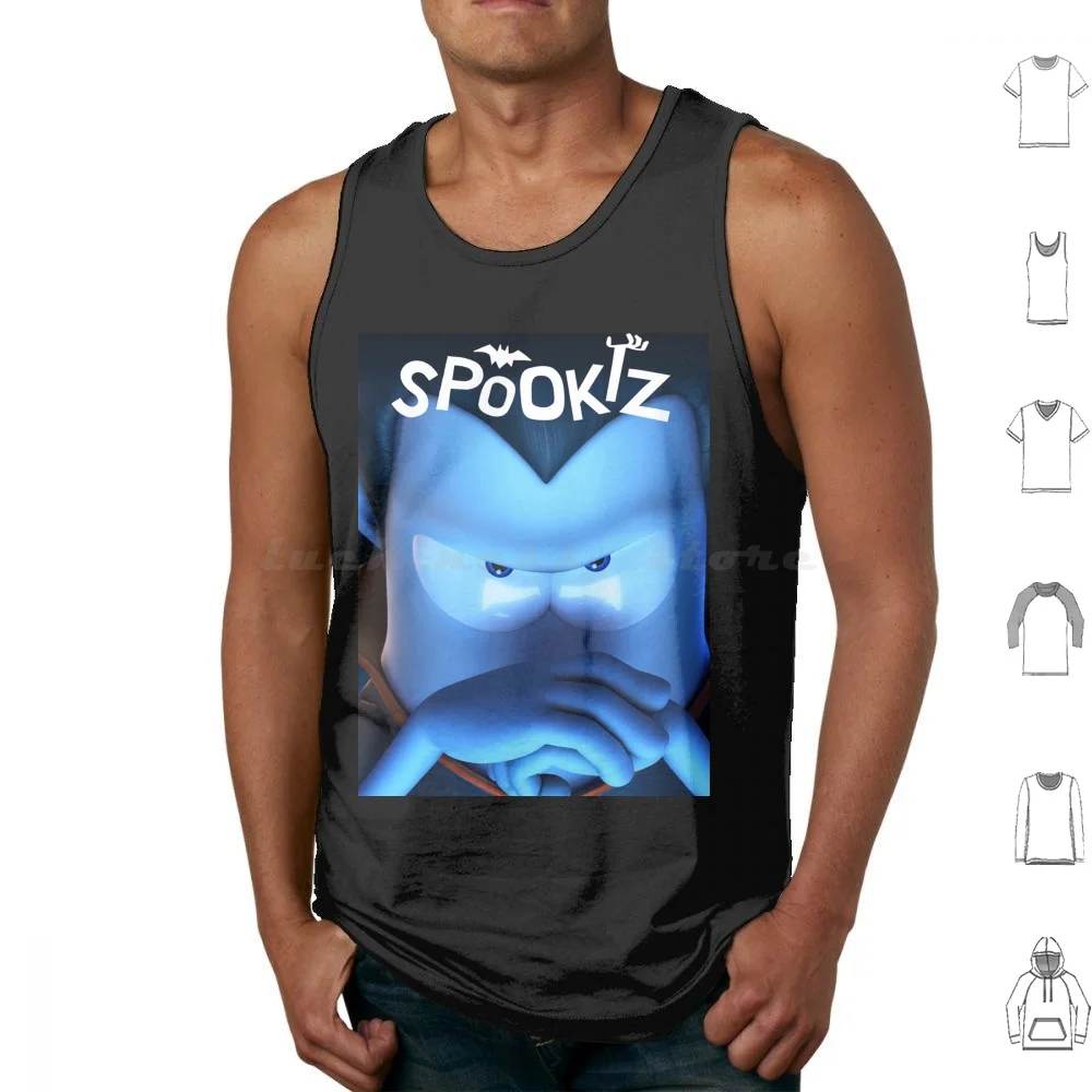 

Twokiz The Spookiz Show New Family 2020 Tank Tops Print Cotton Logo Kong Cover Funny Animated Cartoons Season 2019 2021