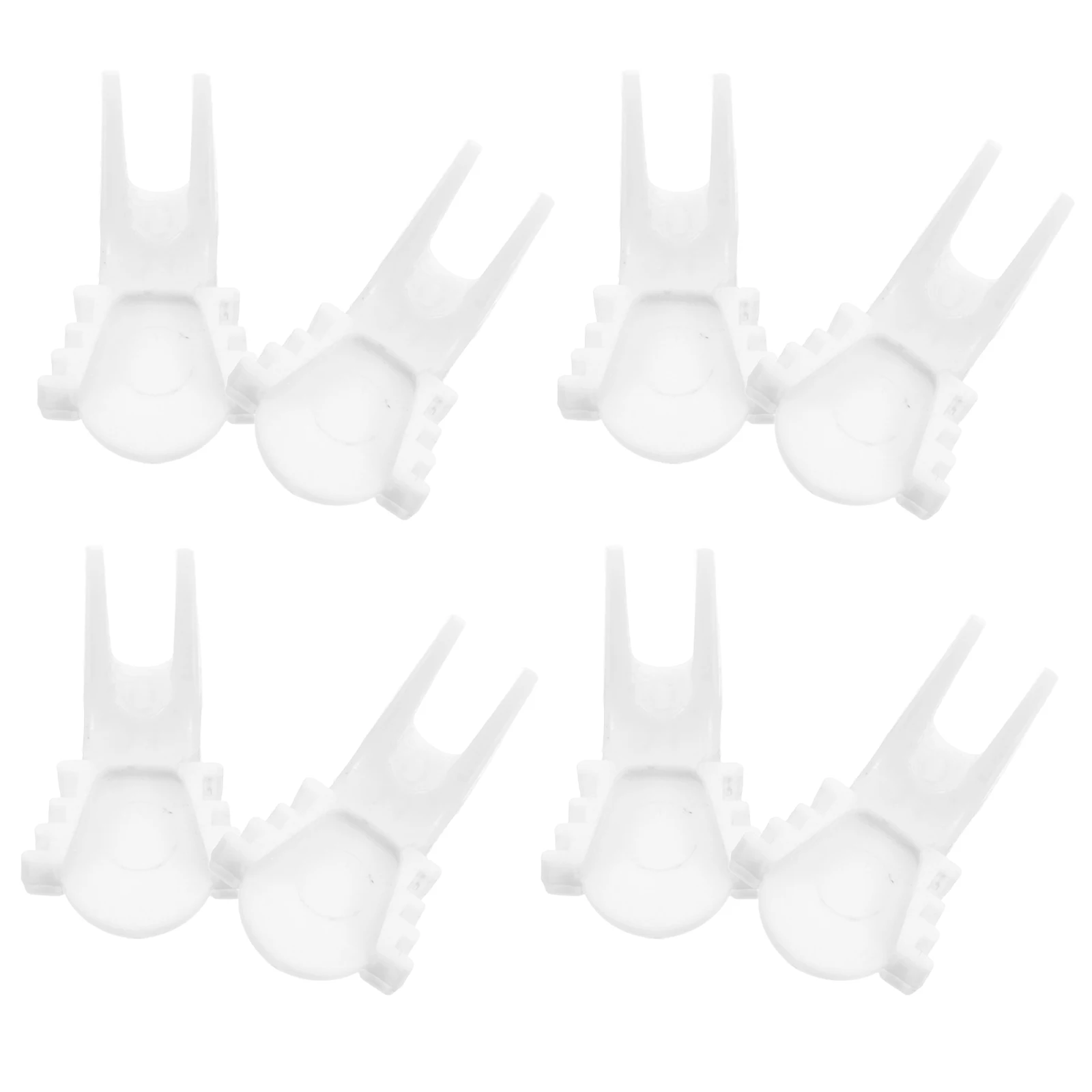 

8Pcs Bird Fruit Fork Feeder Plastic Parrot Food Holder Cage Compatible Vegetable Stick Clip for Cockatoos Easy Wash Bright Color