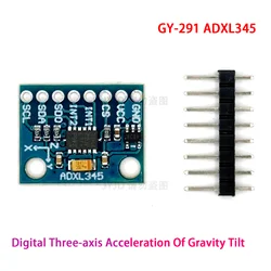 GY-291 ADXL345 Cyfrowe trójosiowe przyspieszenie modułu nachylenia grawitacyjnego Transmisja IIC / SPI dla Arduino