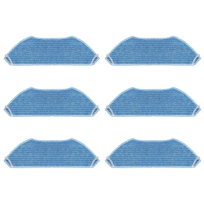 A76G-pour Lefant M2 PRO/M2S PRO/M1/M2/M2S/M2 Plus/U180 pour OKP K8 pièces de rechange chiffon de vadrouille pour aspirateur tampon de vadrouille 6 pièces