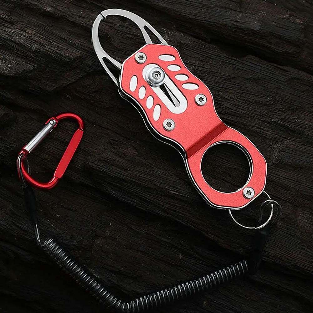 Pinza da pesca leggera Attrezzatura da pesca Clip per labbra Grabber Strumento Pinza da pesca Controller per pesci Impugnatura per pesci Morsetto per labbra Impugnatura per pesci