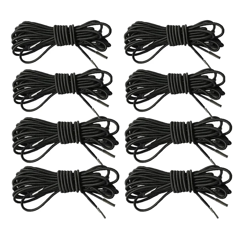 A04I 8Pcs Elastic Camping Multistrand Dichotomanthes Rope Sun Loungers Fixing for Recliners Chair Repair Rope Cord Kit