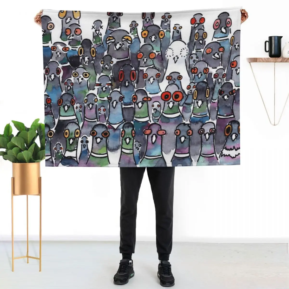 Pigeons Throw Blanket Blankets For Bed Luxury Throw Sofa Decorative Beds Tourist Flannels Blankets