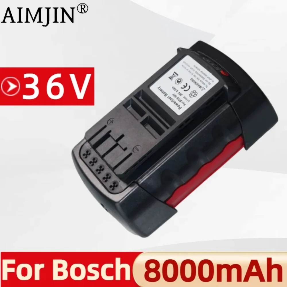 

Replacement Batteries Lithium-Ion for BOSCH 8000mAh 36V Li-ion Rechargeable Battery BAT810 BAT836 BAT840 GBH36V-LI Power Tools