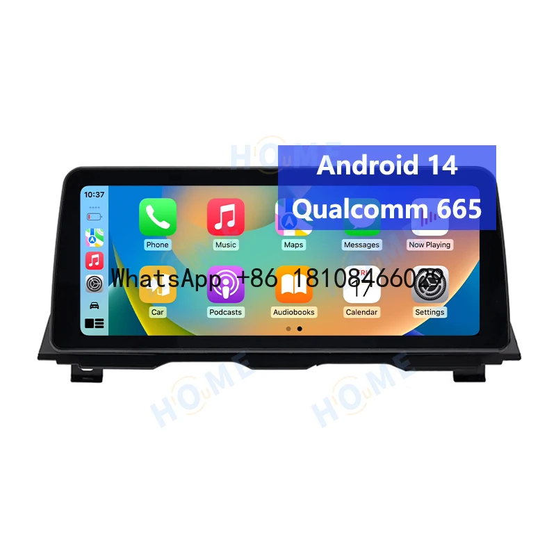 

10.25/12.5 Inch Android 14 Qualcomm 665 Car Multimedia Video Player for BMW 5 Series F10 F11 CIC NBT 2011-2017 Carplay Auto DSP