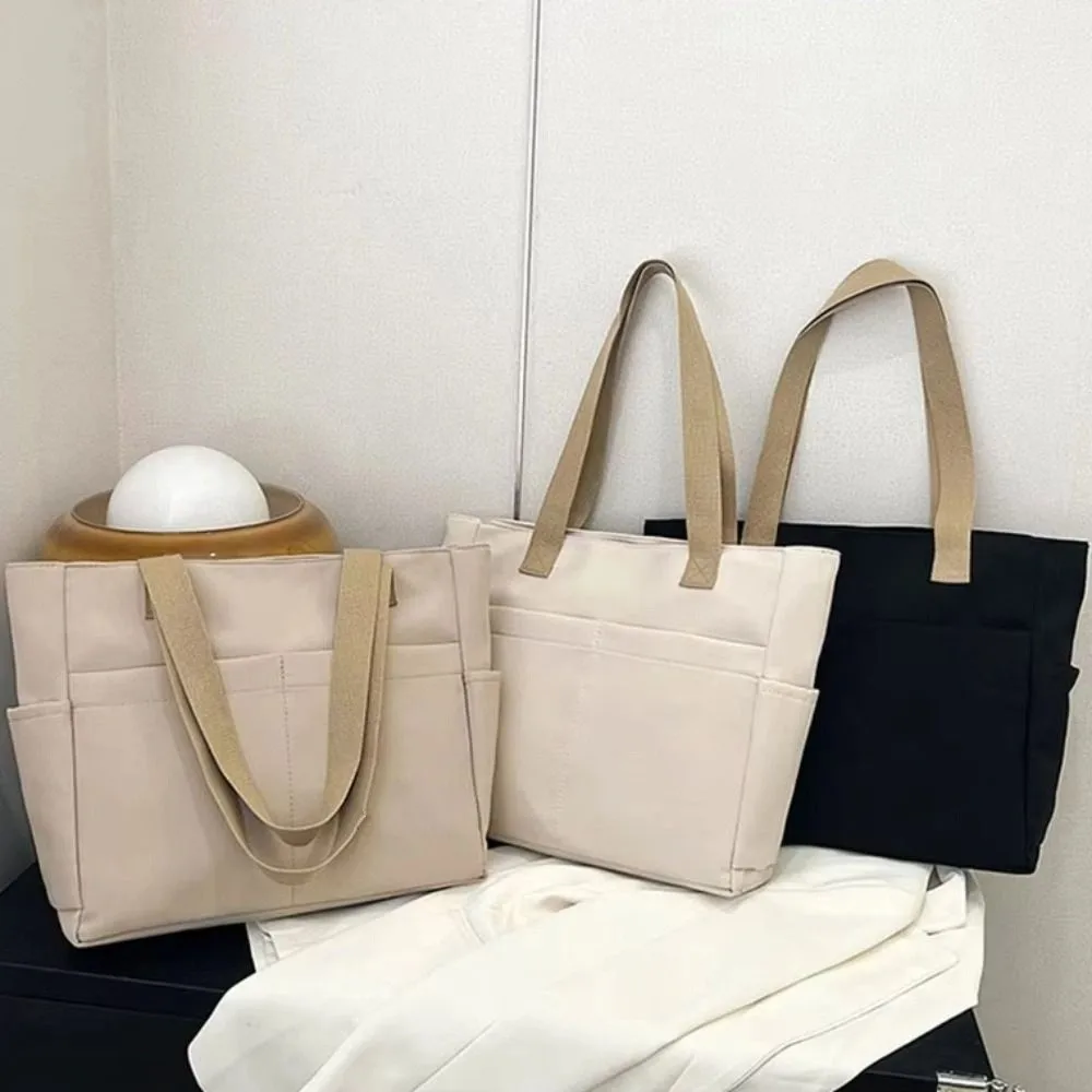 

Canvas Shoulder Bag Japanese Waterproof Fashion Cross Body Bag Multi-pocket Large Capacity Casual Sport Street Bag Portable