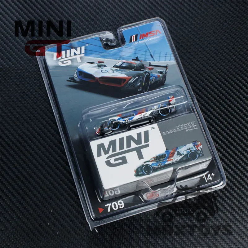 MINI GT Mijo Exclusives 1:64 M Hybrid V8 #25 M Team RLL 2023 IMSA LHD Diecast Model Car