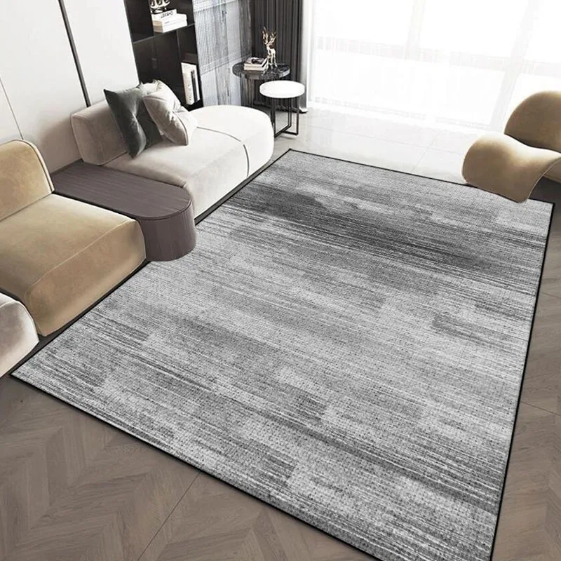 Abstract Carpet Living Room Modern Grey Sofa Area Rugs Light Luxury Home Large Floor Mat Bedroom Bedside Soft Carpets Washable