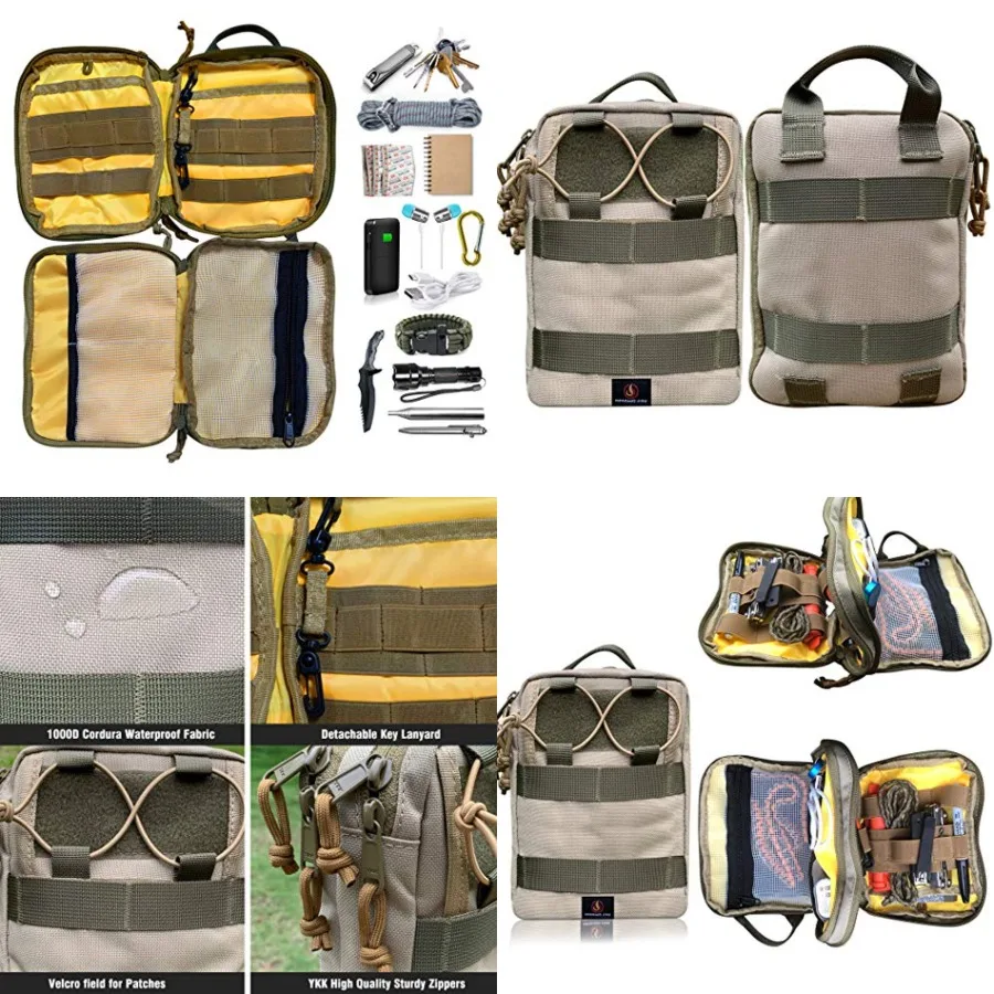 

ROARING FIRE Ember Pro MOLLE EDC Utility Organizer Pouch is Small and Compact to Carry Knives, Flashlights, Pens, a Small noteb