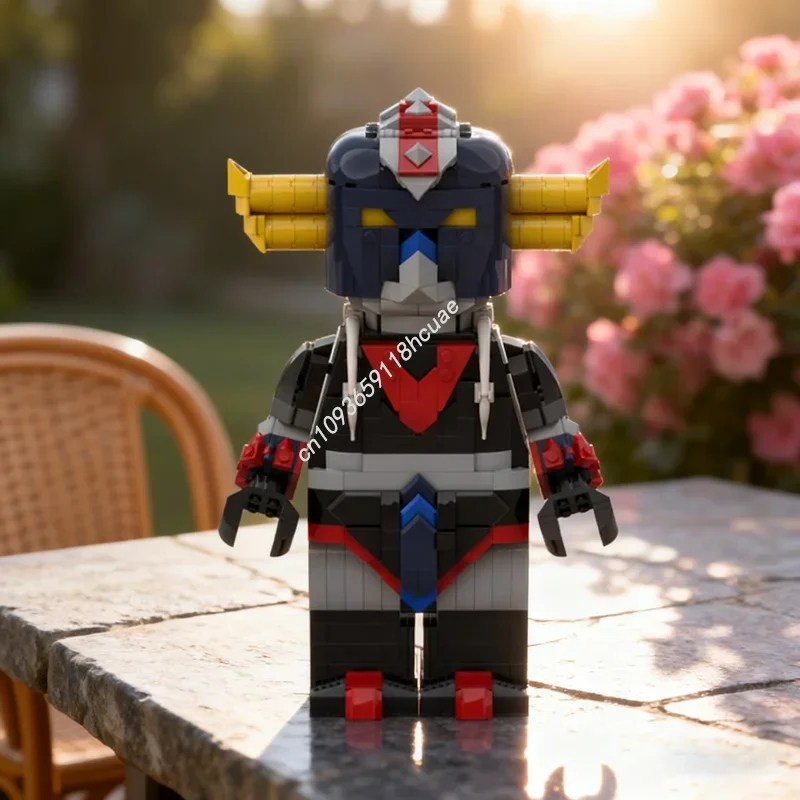 853 pièces MOC Goldorak Grendizer Maxifigure modèle blocs de construction Architecture assembler jouet bricolage cadeaux de noël idée brique enfants