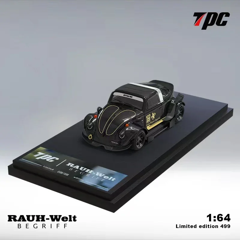 TPC 1:64 RWB Targa JPS Black Gold Diecast Model Cars