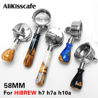 58mm Portafilter For Hibrew h7 h7a h10a Breville Barista Max Mini Sunbeam Double Spout Coffee Tools Espresso Machine Accessories