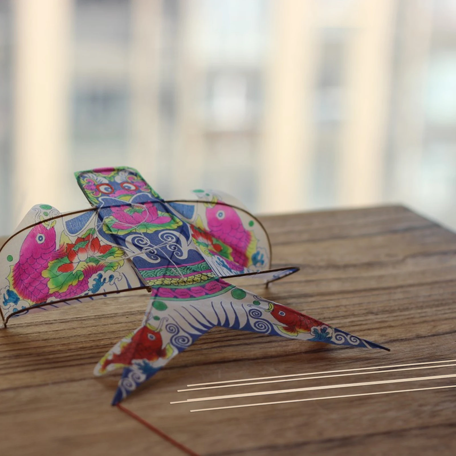 20 Uds. Tiras para cometas, palitos de madera, varillas de madera, palitos artesanales, jaula para pájaros, palos finos para cometas