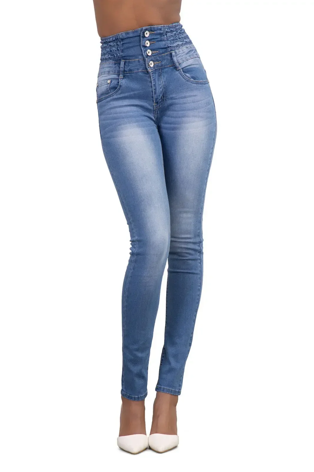 

Women Jeans New Casual Vintage High Waist Button Splice Denim Pants Female Office Commuter Trousers Streetwear Women's Pants