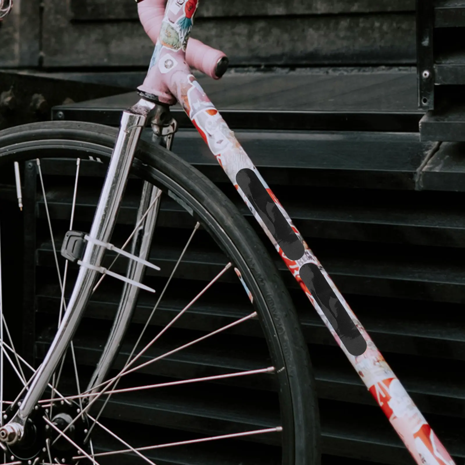 

Bicycle Frame Protection Tape Clear Self-Adhesive PVC Film for Mountain Road Bike Chainstay Guard Scratch Stone Chip Resistant