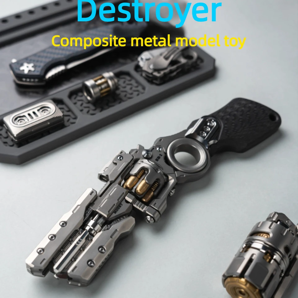 WANWU EDC 新型デストロイヤーリボルバー メカニカルフィジェットトイ